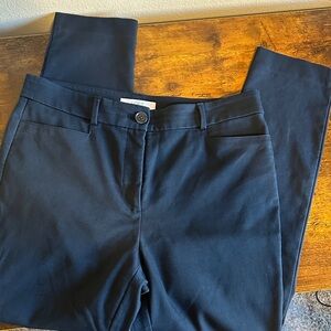 LOFT Navy Sutton Skinny Pants